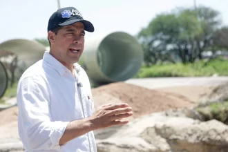 Supervisa Leo Montañez reparación de obras de infraestructura hídrica y vial en la capital