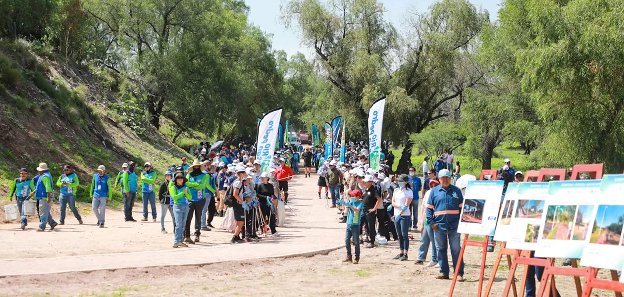Supervisa Tere Jiménez avances en el Río San Pedro; anuncia nueva trotapista
