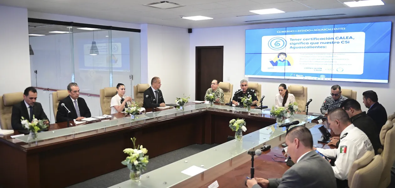 Tere Jiménez encabeza estrategia para blindar carreteras de Aguascalientes