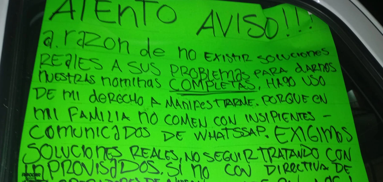 Trabajadores de NISSAN realizar paro y bloqueo en la Planta 1