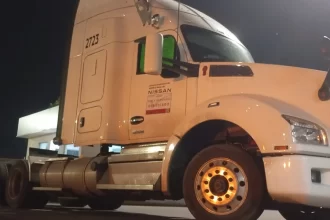 Trabajadores de NISSAN realizar paro y bloqueo en la Planta 1