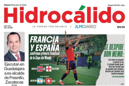 Hidrocálido 11 de julio de 2026