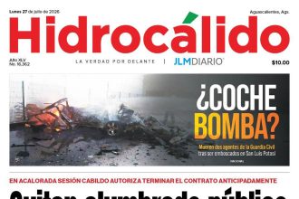 Hidrocálido 27 de julio de 2026