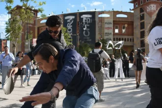 Antitaurinos se manifiestan contra las corridas de toros