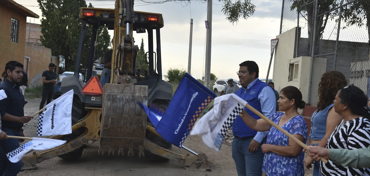 Arranca César medina más obras en Jesús María