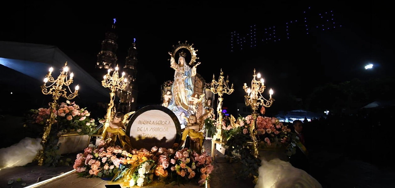 Celebran feligreses en Aguascalientes con la 71 Romería de la Asunción1