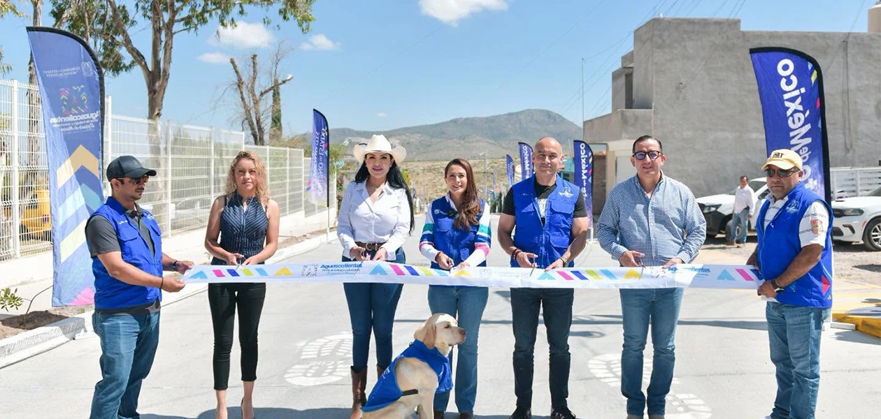 Entregó TJ dos nuevas vialidades en Tepezalá