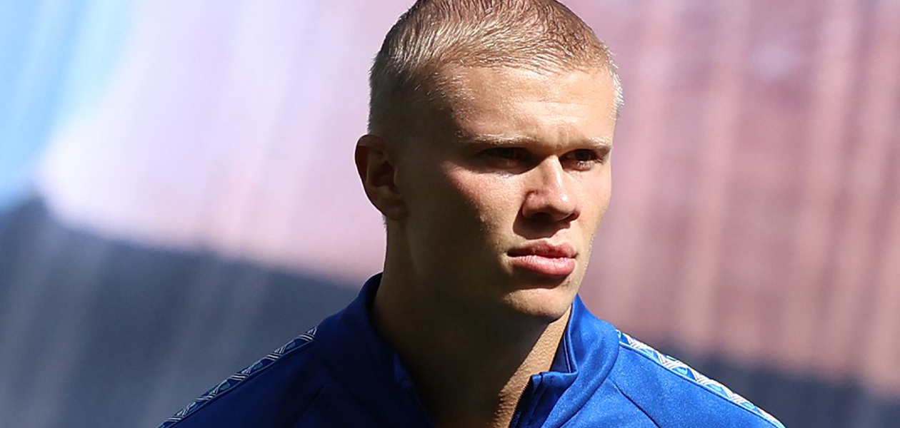 Erling Haaland presumió su nuevo "look"