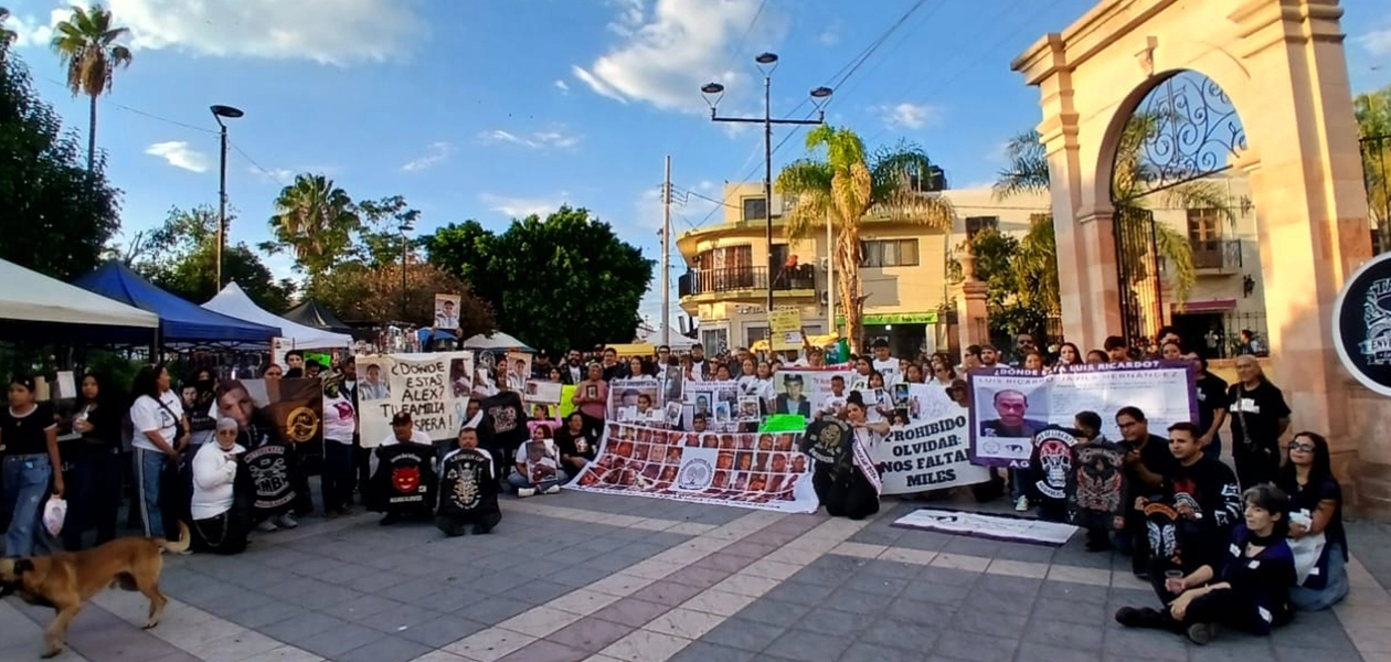 Familias buscadoras salen a las calles en Rincón de Romos