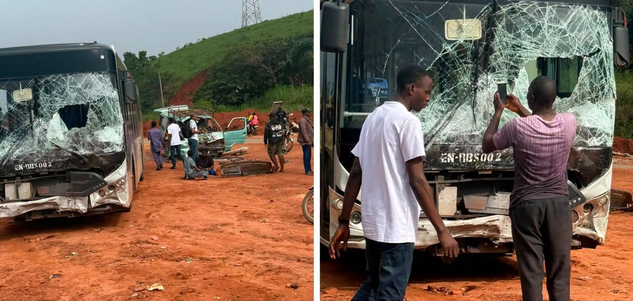 Fuerte impacto entre autobuses en el sur de Nigeria