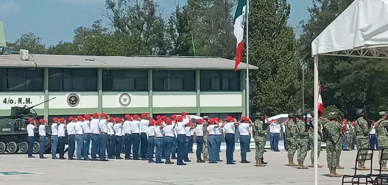 Inician adiestramiento nuevos conscriptos en la Zona Militar