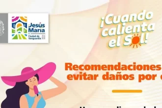 Jesús María emite recomendaciones ante intensa ola de calor