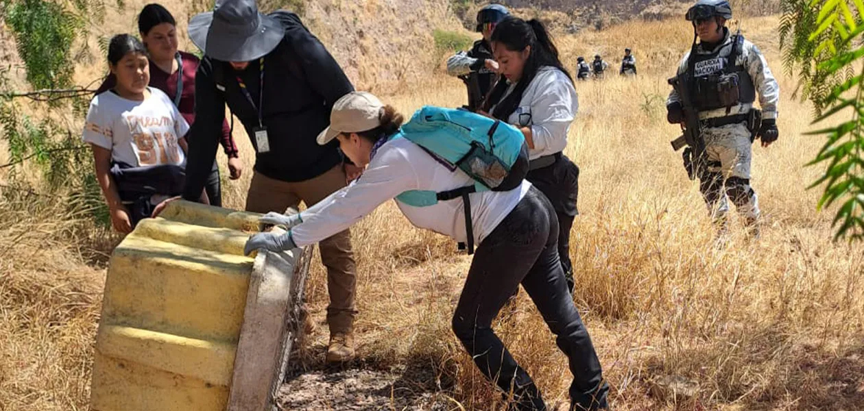 Madres buscadoras realizan operativo en Aguascalientes
