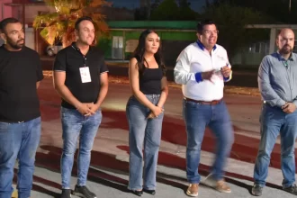 Nuevo alumbrado público en Margaritas fortalece la seguridad en Jesús María