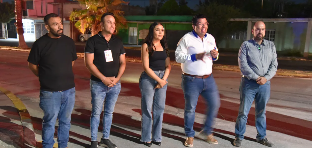 Nuevo alumbrado público en Margaritas fortalece la seguridad en Jesús María