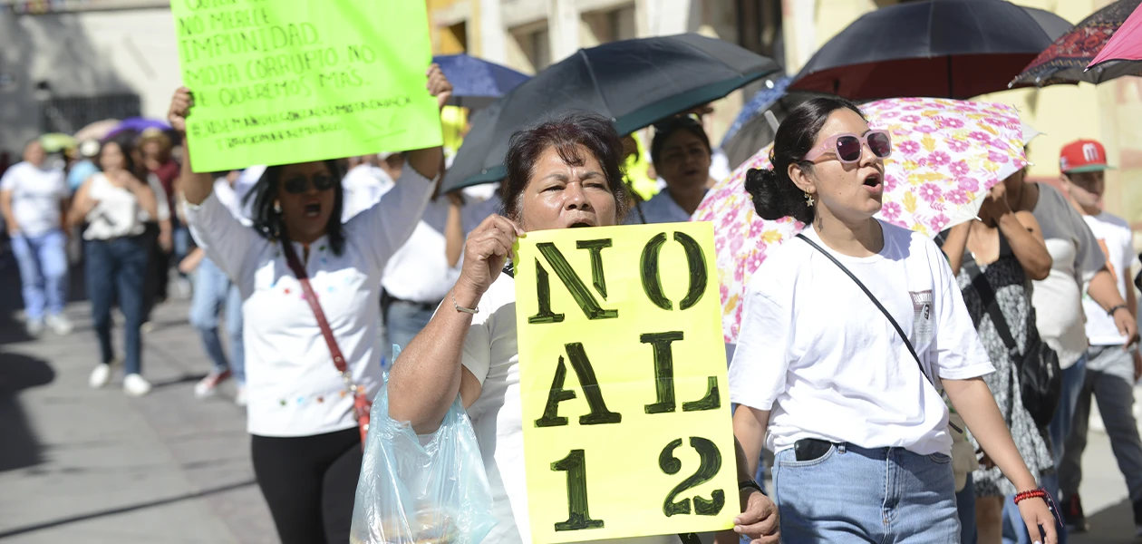 Protestas por instauración de otro ayuntamiento las organizó Aldo Ruiz