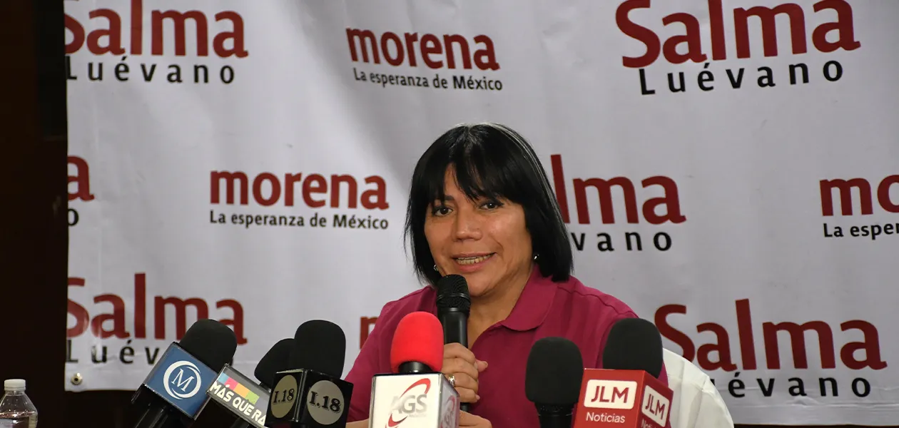 Salma Luévano confirma búsqueda de la gubernatura de Aguascalientes por MORENA