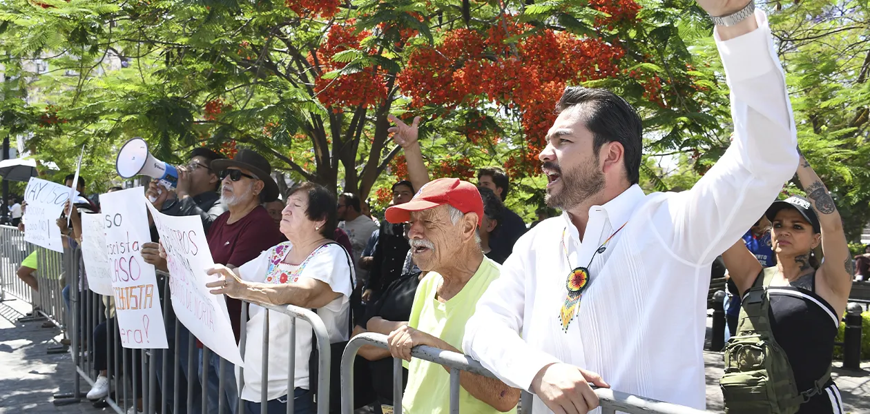 Visita de Ayuso aumentó temperatura política en Aguascalientes