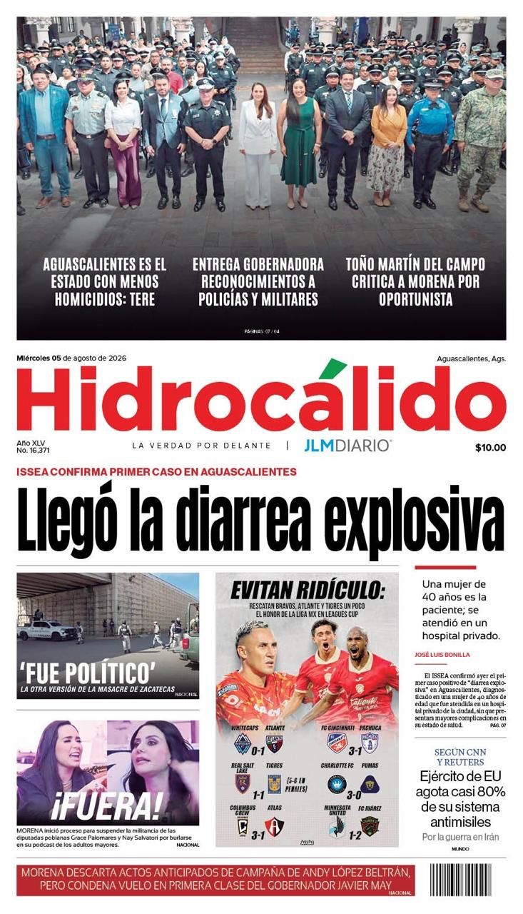 Hidrocálido 5 de agosto de 2026