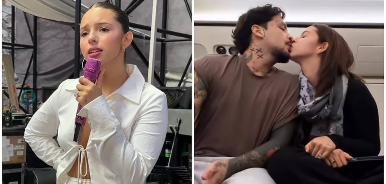Ángela Aguilar, puro amor con Nodal en España