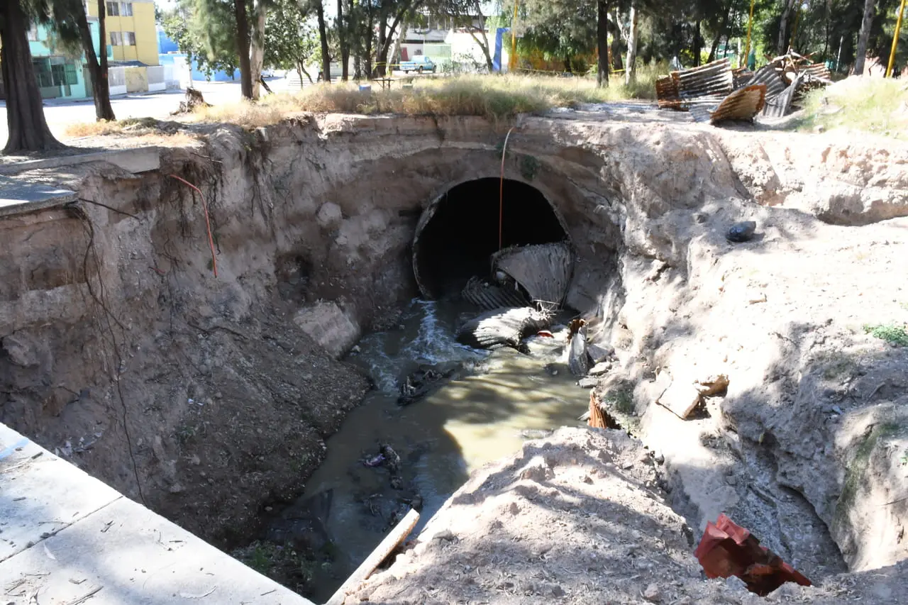Asegura SOPMA que el socavón de Ojo de Agua será reparado en 2026