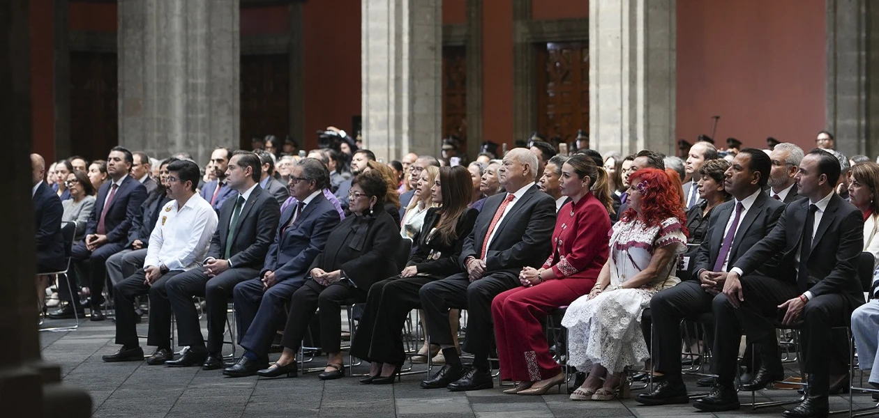 Asiste gobernadora Tere Jiménez al Segundo Informe de Gobierno de la presidenta de México, Claudia Sheinbaum