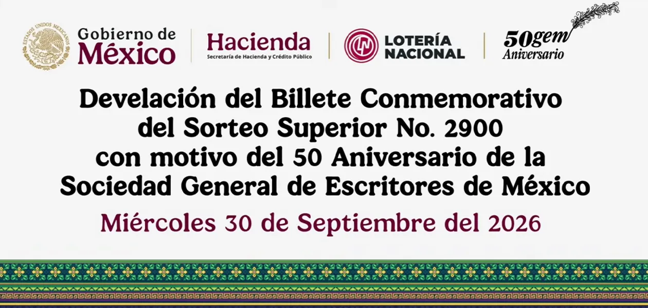 Billete Conmemorativo por el 50 Aniversario de la SOGEM