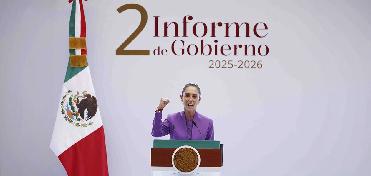 Claudia Sheinbaum rindió su segundo informe de gobierno
