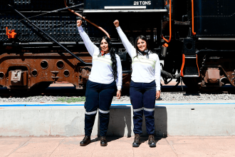 Julissa y Kassandra: primeras mujeres maquinistas de trenes en Aguascalientes