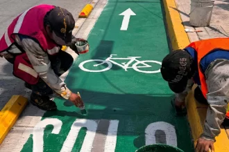 Municipio refuerza mantenimiento de ciclovías en avenidas Alameda y Universidad