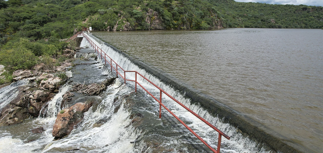 Presas de Aguascalientes alcanzan un promedio del 84.4% de almacenamiento