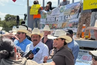 Productores de Aguascalientes se suman a protesta en Zacatecas por trámites ante Conagua