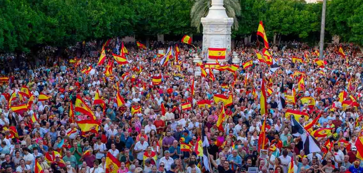 Protestan miles en España contra la migración masiva