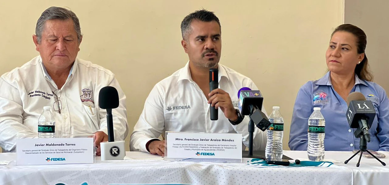 Sindicatos locales defienden el modelo de Salud de Aguascalientes