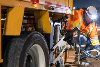 Supervisa Leo avances en obras de embellecimiento de vías de la ciudad