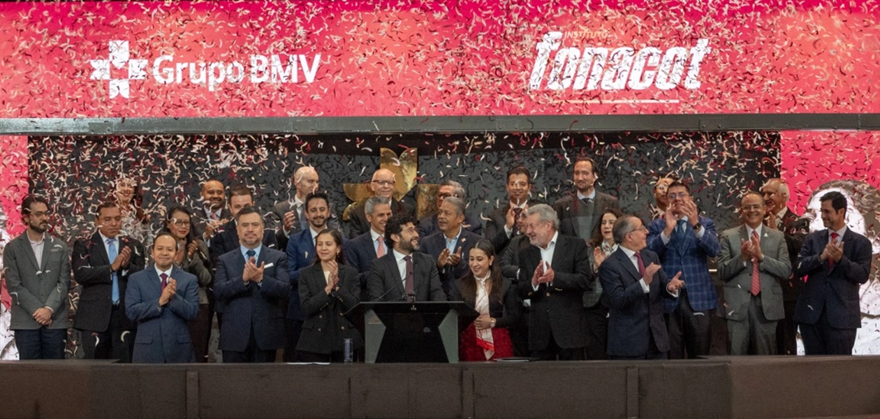 Fonacot celebra 20 años en la Bolsa Mexicana de Valores